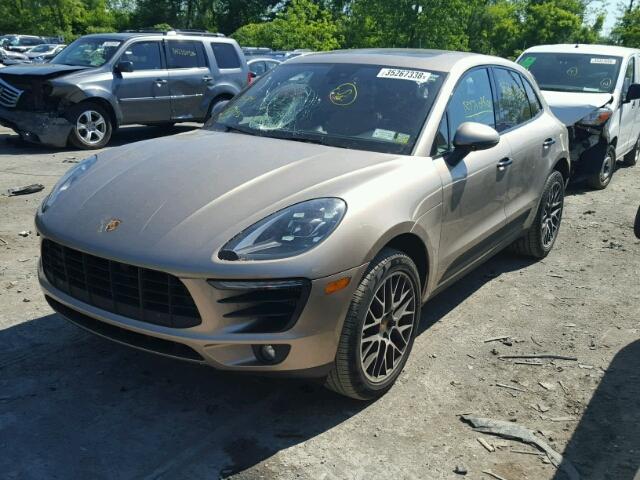 WP1AB2A5XJLB32315 - 2018 PORSCHE MACAN S TAN photo 2