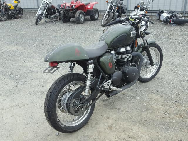 SMT920K19DT573914 - 2013 TRIUMPH MOTORCYCLE THRUXTON GREEN photo 4