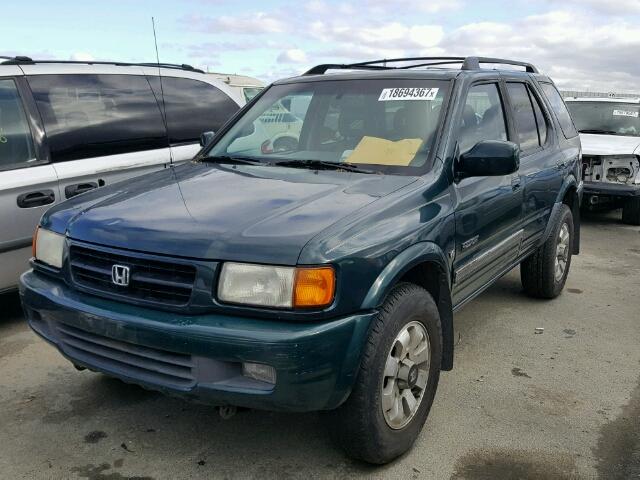4S6CM58W4X4416341 - 1999 HONDA PASSPORT E GREEN photo 2