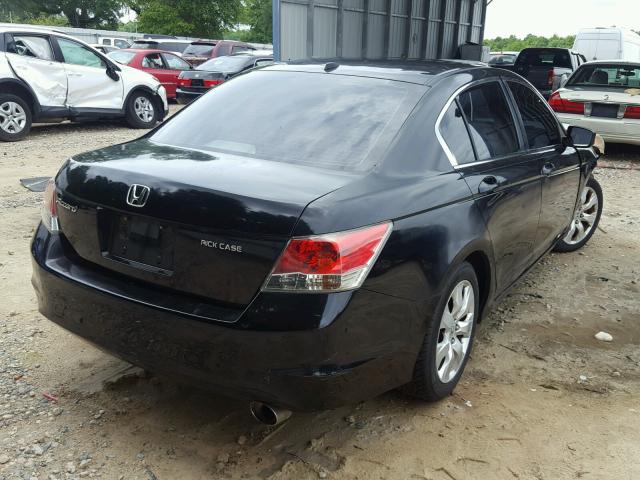 JHMCP26868C022269 - 2008 HONDA ACCORD EXL BLACK photo 4