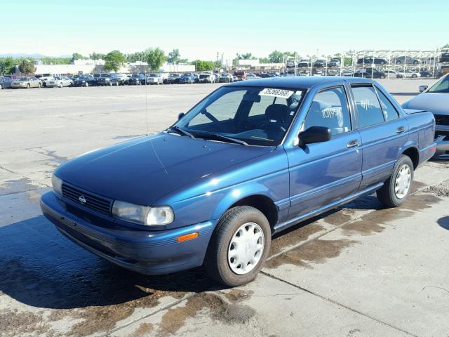 1N4EB31P0RC842660 - 1994 NISSAN SENTRA E BLUE photo 2