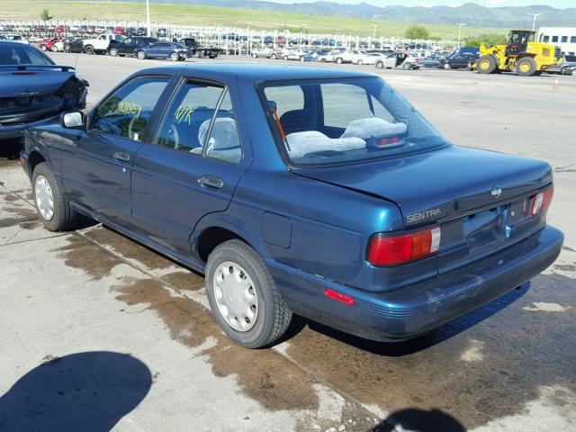 1N4EB31P0RC842660 - 1994 NISSAN SENTRA E BLUE photo 3