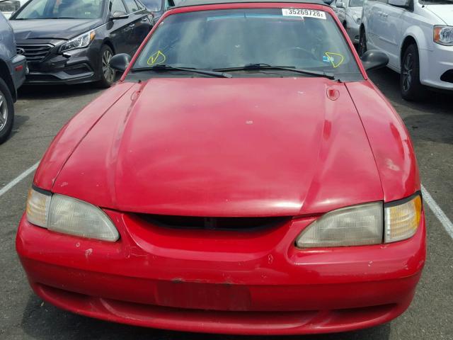 1FALP45X8TF225621 - 1996 FORD MUSTANG GT RED photo 9