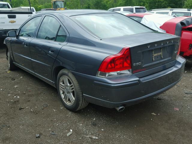 YV1RS592392728975 - 2009 VOLVO S60 2.5T GRAY photo 3