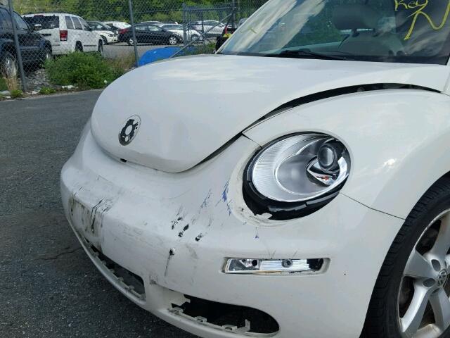 3VWFF31Y37M418684 - 2007 VOLKSWAGEN NEW BEETLE 白色 照片 9