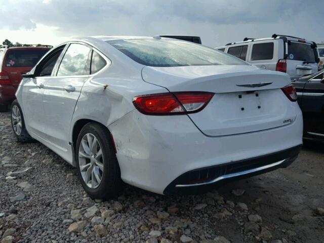 1C3CCCCB0FN531332 - 2015 CHRYSLER 200 C WHITE photo 3