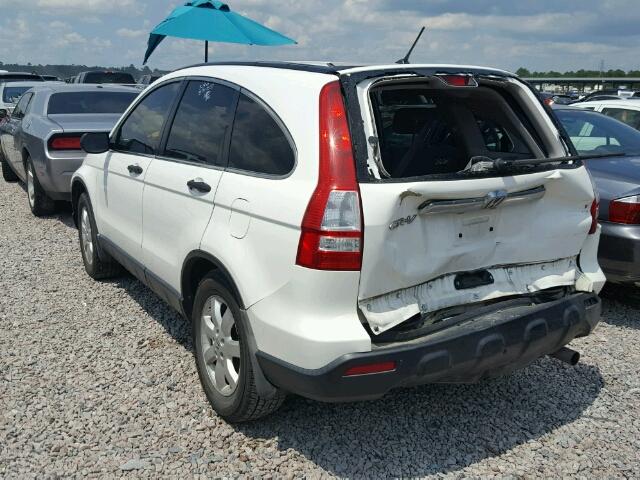 3CZRE38508G704405 - 2008 HONDA CR-V EX WHITE photo 3