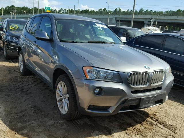 5UXWX9C54D0A21992 - 2013 BMW X3 XDRIVE2 GRAY photo 1