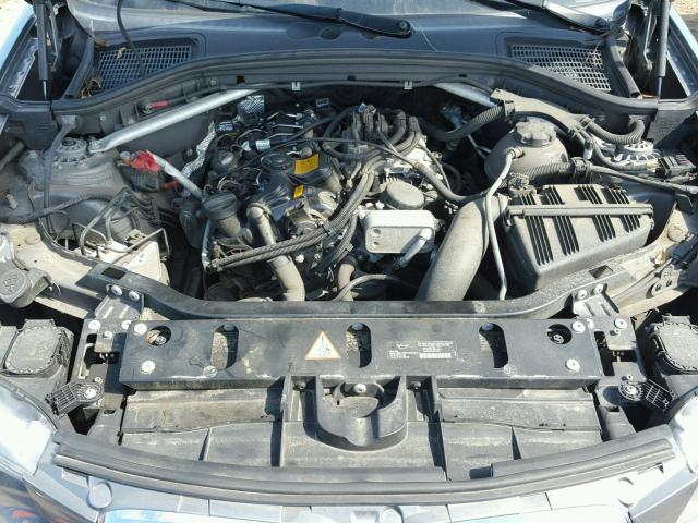 5UXWX9C54D0A21992 - 2013 BMW X3 XDRIVE2 GRAY photo 7