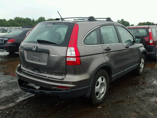 5J6RE4H38AL072640 - 2010 HONDA CR-V GRAY photo 4