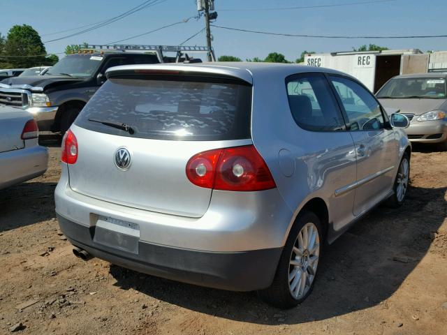 WVWEV71K86W145275 - 2006 VOLKSWAGEN NEW GTI SILVER photo 4