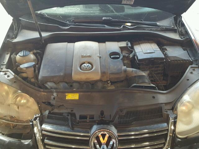 3VWEF71K67M154374 - 2007 VOLKSWAGEN JETTA WOLF BLACK photo 7