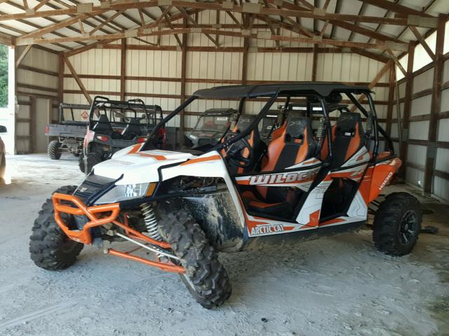 4UF14MPV7ET302336 - 2014 ARCTIC CAT WILDCAT ORANGE photo 2