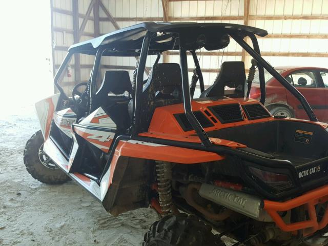 4UF14MPV7ET302336 - 2014 ARCTIC CAT WILDCAT 橙色 照片 3
