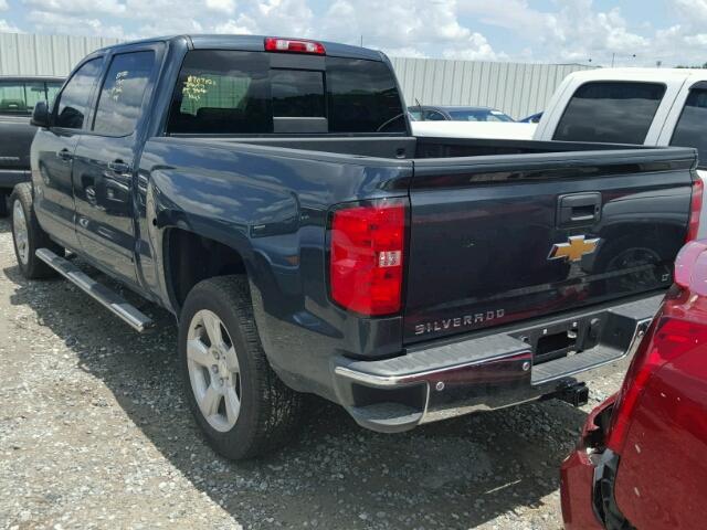 3GCPCRECXHG375267 - 2017 CHEVROLET SILVERADO BLACK photo 3