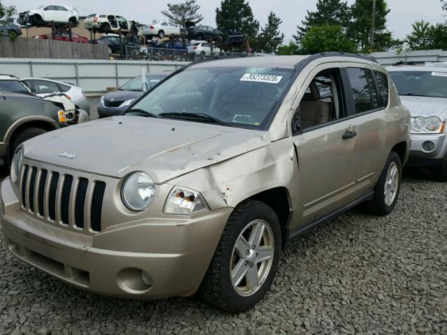 1J4FF47B99D207946 - 2009 JEEP COMPASS SP GOLD photo 2