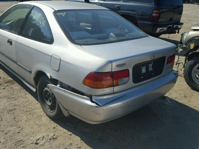 1HGEJ7221VL077090 - 1997 HONDA CIVIC HX SILVER photo 9