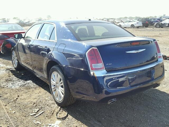 2C3CCARG0DH634120 - 2013 CHRYSLER 300 BLUE photo 3