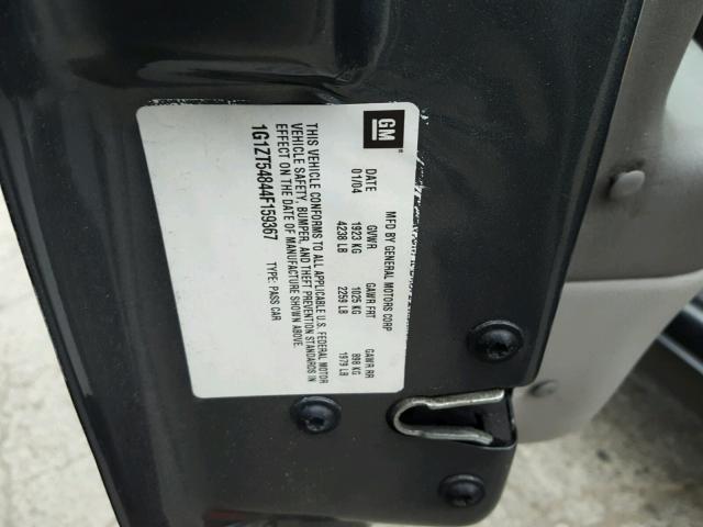 1G1ZT54844F159367 - 2004 CHEVROLET MALIBU LS 灰色 照片 10