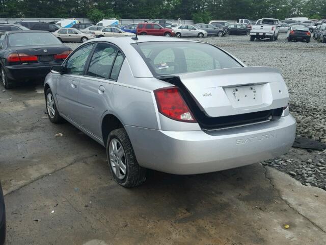 1G8AZ55F27Z114277 - 2007 SATURN ION LEVEL SILVER photo 3