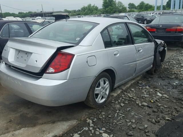 1G8AZ55F27Z114277 - 2007 SATURN ION LEVEL SILVER photo 4