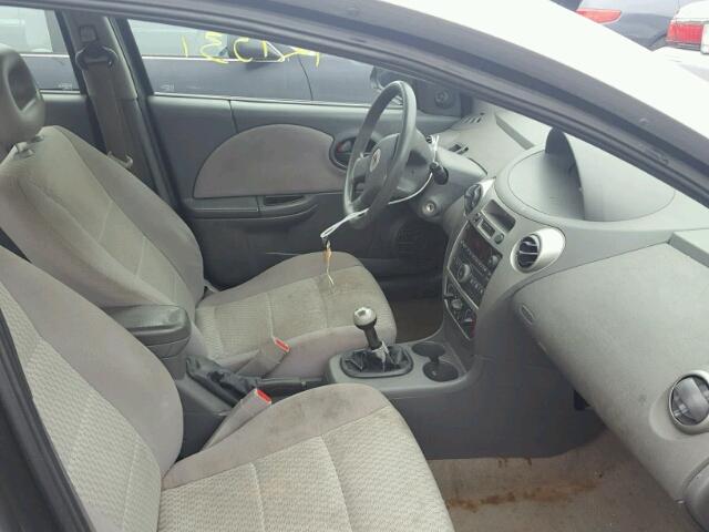 1G8AZ55F27Z114277 - 2007 SATURN ION LEVEL SILVER photo 5
