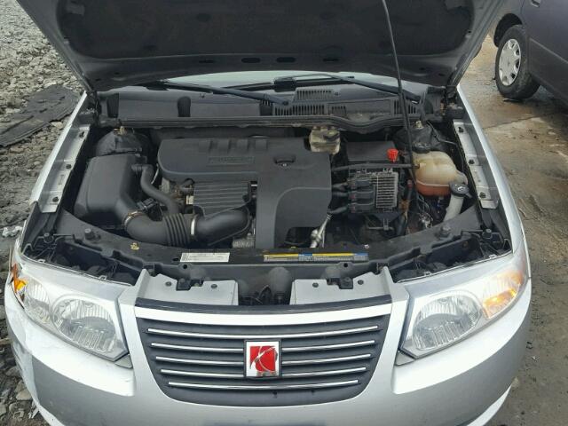 1G8AZ55F27Z114277 - 2007 SATURN ION LEVEL SILVER photo 7