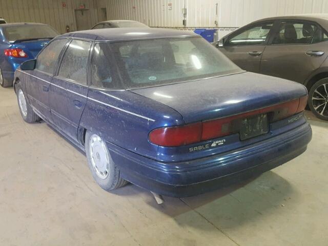 1MELM50U9SG645482 - 1995 MERCURY SABLE GS BLUE photo 3