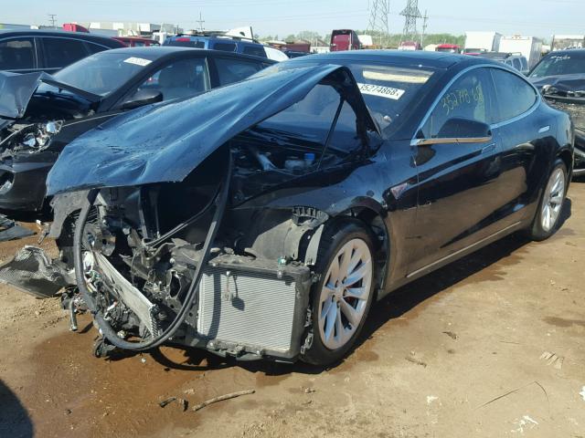 5YJSA1E49GF136467 - 2016 TESLA MODEL S BLACK photo 2