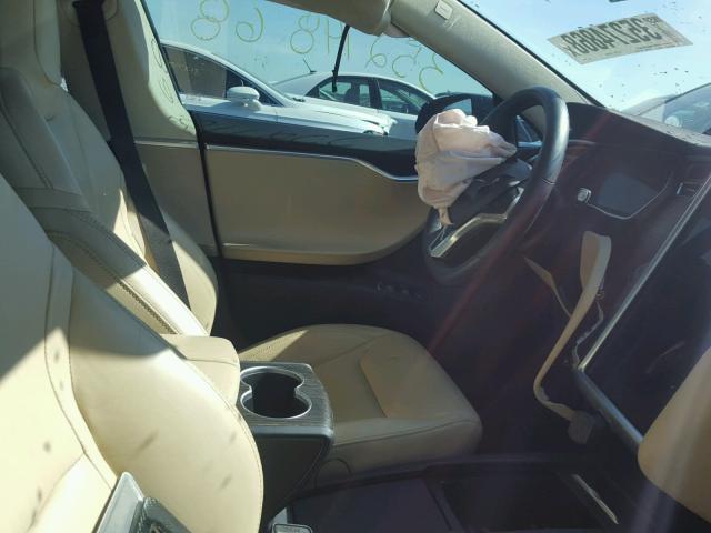 5YJSA1E49GF136467 - 2016 TESLA MODEL S BLACK photo 5