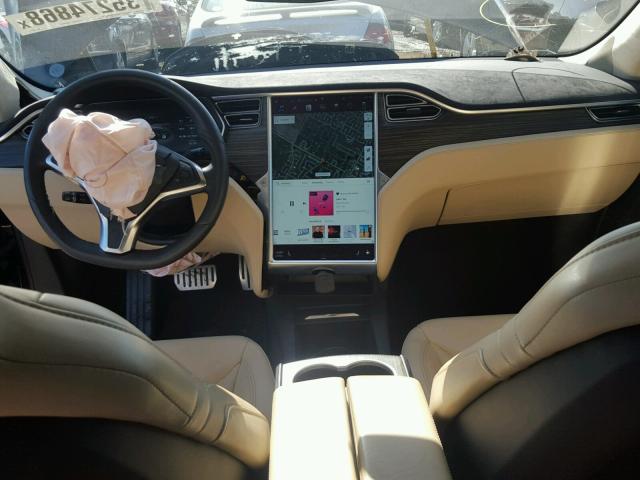 5YJSA1E49GF136467 - 2016 TESLA MODEL S BLACK photo 9