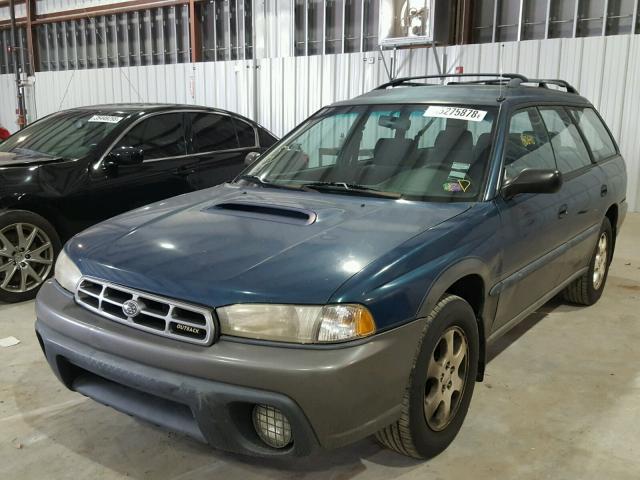 4S3BG6851W7615499 - 1998 SUBARU LEGACY 30T GREEN photo 2