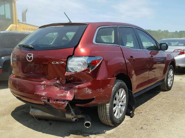 JM3ER2A59C0417226 - 2012 MAZDA CX-7 RED photo 4