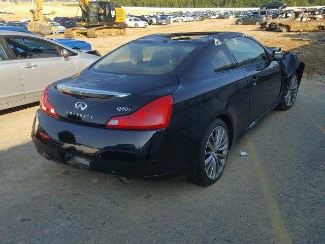 JN1CV6EK3EM112225 - 2014 INFINITI Q60 BLACK photo 4