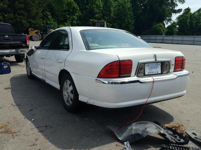 1LNHM86S52Y620647 - 2002 LINCOLN LS 白色 照片 3