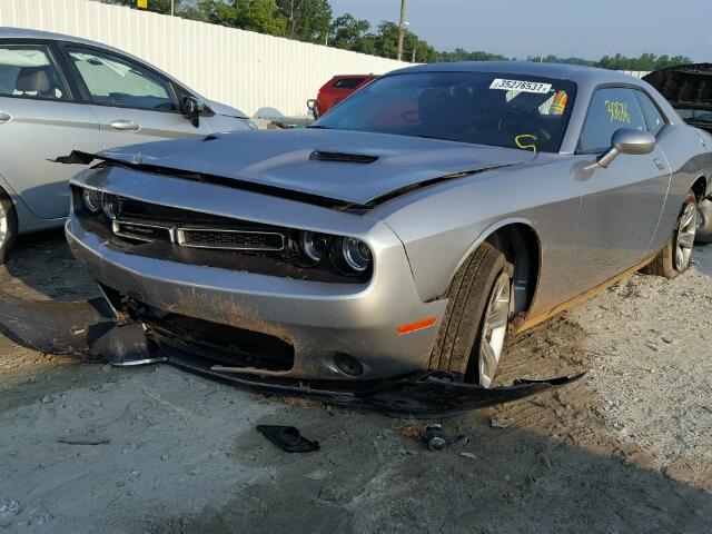 2C3CDZAG9GH209667 - 2016 DODGE CHALLENGER GRAY photo 2