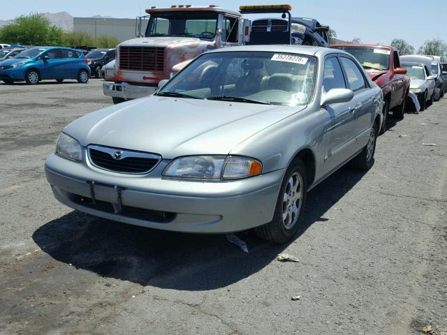 1YVGF22D2X5819298 - 1999 MAZDA 626 ES GRAY photo 2