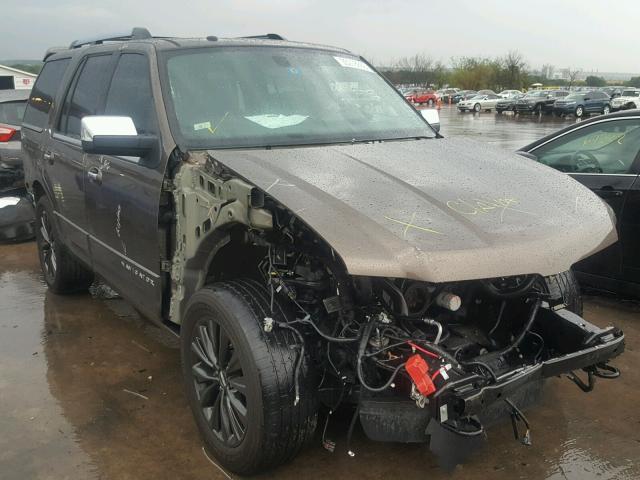 5LMJJ2HT9FEJ12506 - 2015 LINCOLN NAVIGATOR BROWN photo 1