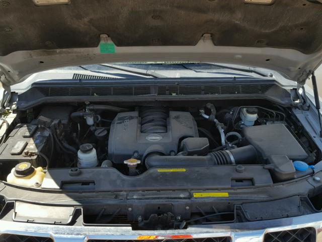 5N1AA08B74N746988 - 2004 NISSAN ARMADA SE SILVER photo 7