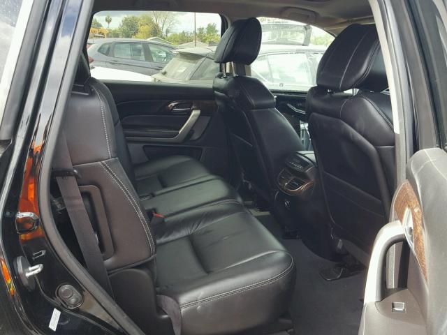 2HNYD2H54BH528913 - 2011 ACURA MDX ADVANC BLACK photo 6