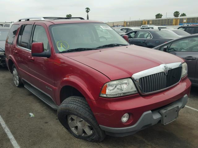 5LMEU68H53ZJ15287 - 2003 LINCOLN AVIATOR 红色 照片 1