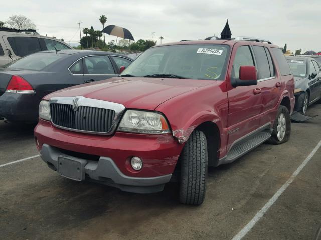 5LMEU68H53ZJ15287 - 2003 LINCOLN AVIATOR 红色 照片 2
