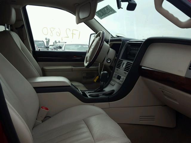 5LMEU68H53ZJ15287 - 2003 LINCOLN AVIATOR 红色 照片 5