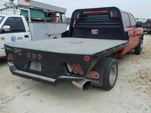 1GCJK33143F184803 - 2003 CHEVROLET SILVERADO RED photo 4