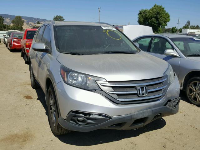 JHLRM4H75CC000702 - 2012 HONDA CR-V EXL SILVER photo 1