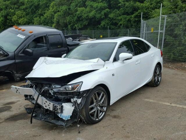 JTHBA1D22H5047566 - 2017 LEXUS IS 200T WHITE photo 2