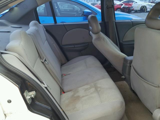 1G8AJ55F96Z210977 - 2006 SATURN ION LEVEL WHITE photo 6