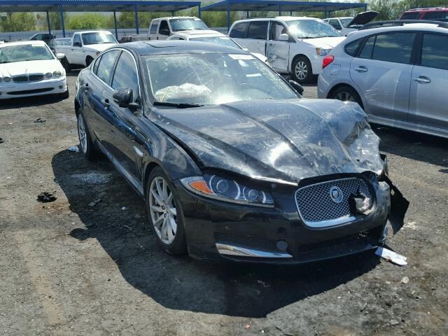 SAJWA0FB5CLS52296 - 2012 JAGUAR XF BLACK photo 1