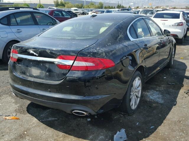 SAJWA0FB5CLS52296 - 2012 JAGUAR XF BLACK photo 4