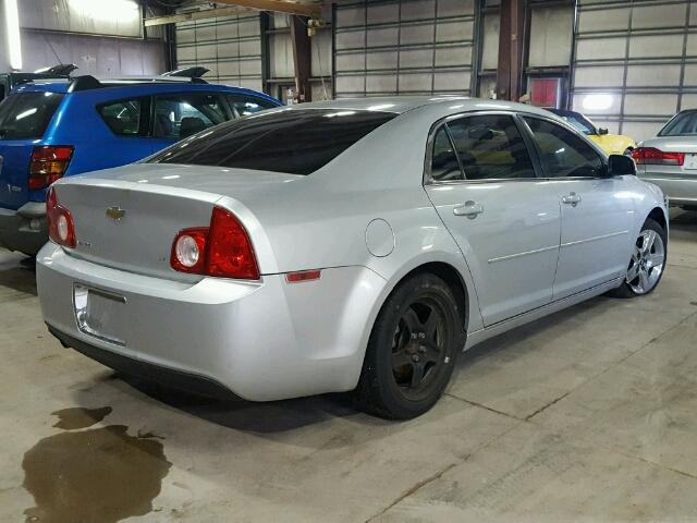 1G1ZH57B994109950 - 2009 CHEVROLET MALIBU 1LT 银色 照片 4